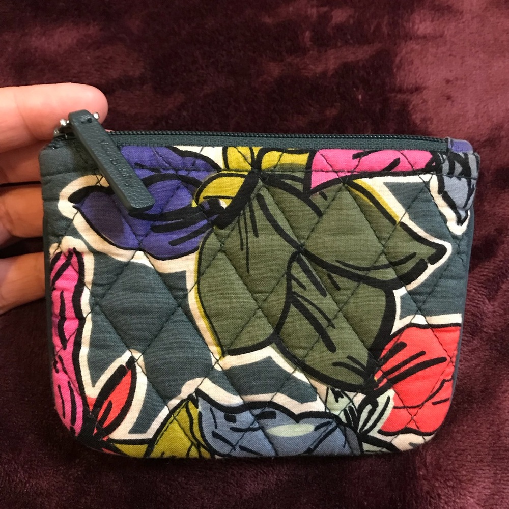 Vera Bradley Coin Purse in Falling Flowers - Picture 4 of 5
